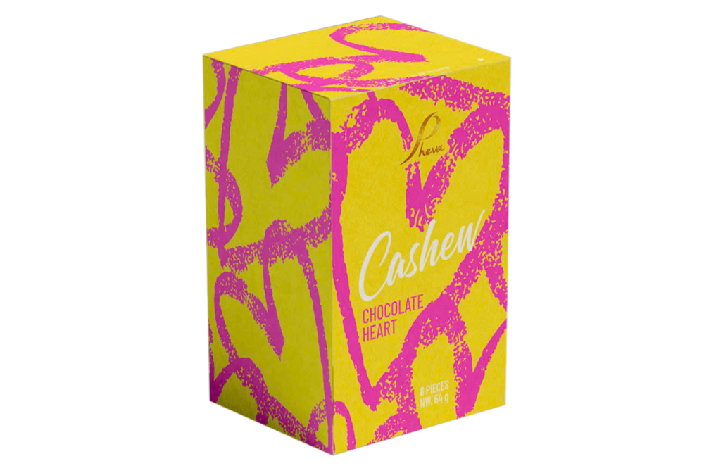 Box 64g – Cashew nuts Hearts