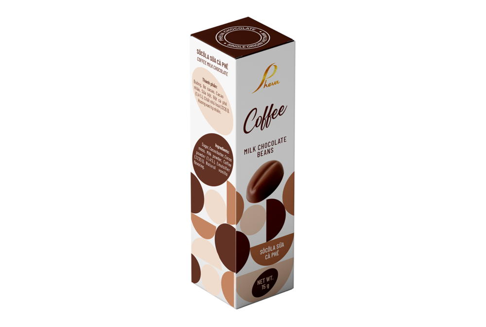 Sôcôla Hạt 15g – Sôcôla sữa Cà phê